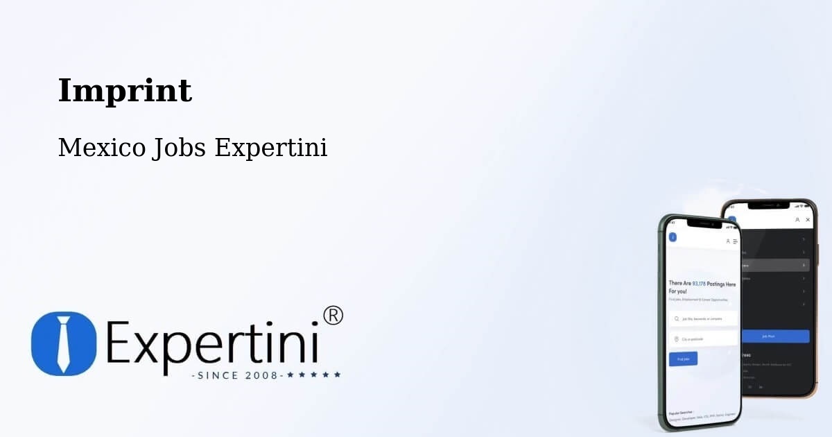 Imprint – Benito Juarez - Mexico Jobs Expertini